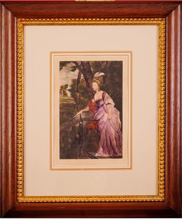 Serie di quattro ritratti di giovani aristocratiche inglesi