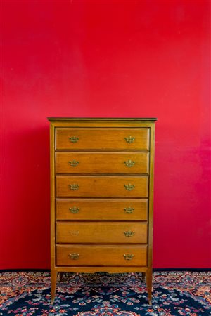 Cassettiera in legno tenero