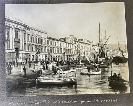 Anonimo, 'Album fotografie di Messina prima del terremoto del 1908', Inizio 1900