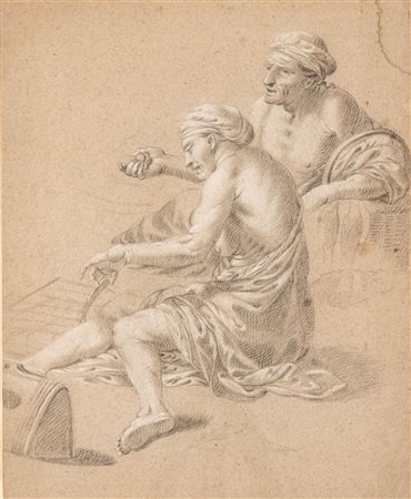 Artista napoletano, XVIII secolo () Coppia di mendicanti