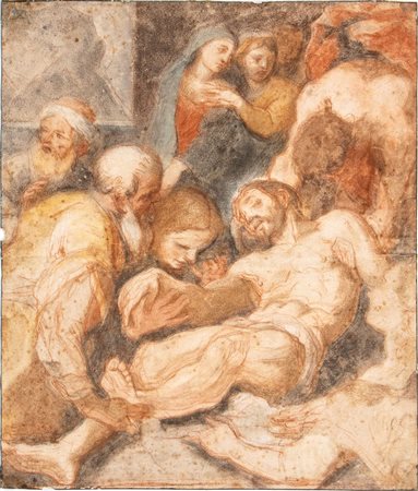 Artista lombardo, fine XVI secolo () Deposizione di Cristo
