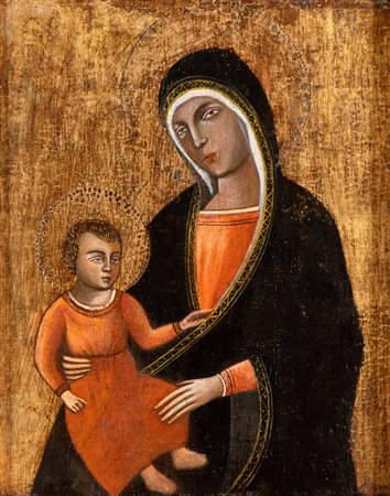 Scuola senese, XIV secolo (neimodi_di) () Madonna con Bambino