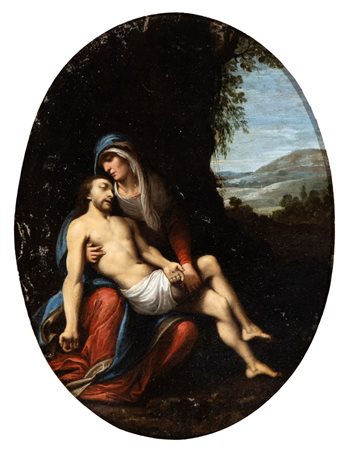 Artista emiliano, fine XVI - inizio XVII secolo () Pietà