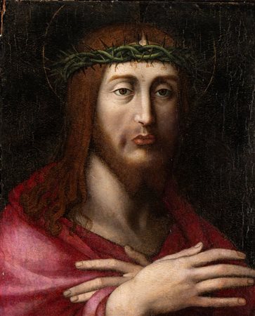 Seguace lombardo di Leonardo da Vinci, XVI secolo () Cristo dei dolori