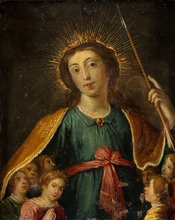 Artista fiammingo, seconda metà XVI secolo () Madonna della Misericordia