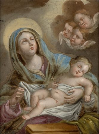 Scuola napoletana, XVIII secolo () Madonna con Bambino