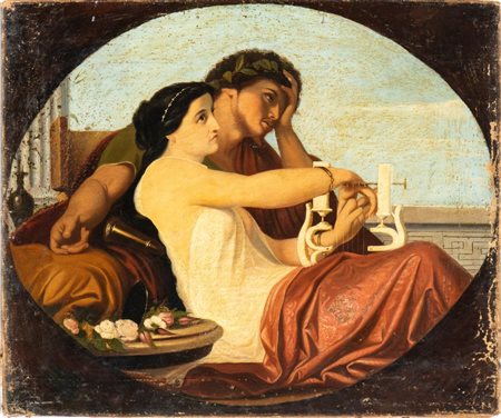 Alexandre Cabanel (seguace di) (Montpellier 1823-Parigi 1889) Bonifacio e...