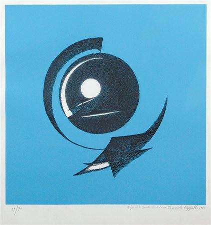 Cappello Carmelo Senza titolo, 1973 litografia su carta (2 opere), cm. 49x49...