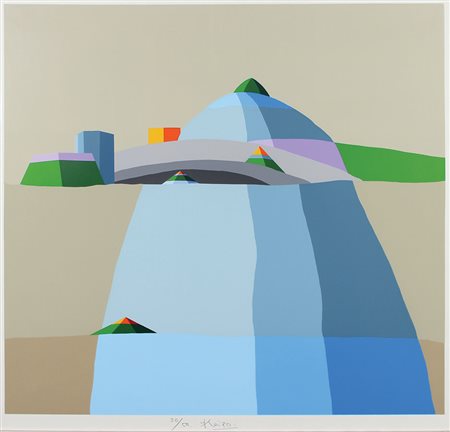 Moroshita Keizo Senza titolo litografia su carta, cm 70x70, es. 30/50 firmata...