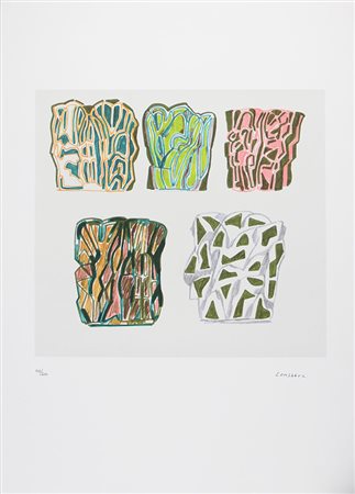 Consagra Pietro Senza titolo litografia su carta, cm 69,5x49,5, es. 118/200...