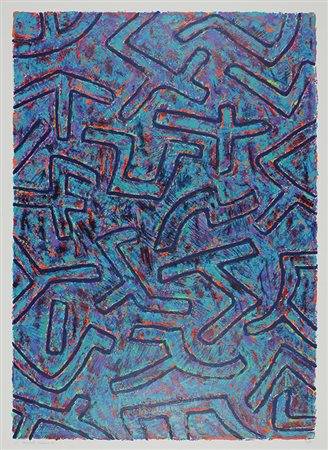 Marchetti Lamera Antonio Senza titolo, 1991 serigrafia su carta, cm. 80x60,...