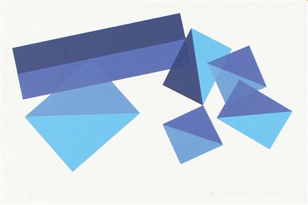 Dorazio Piero Senza titolo, 1995 litografia su carta, cm. 24x36, es, 1/5...