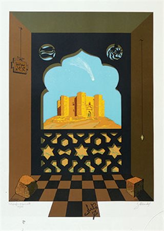 Mandel Gabriele senza titolo litografia su carta, cm 70x50, es. 47/100...