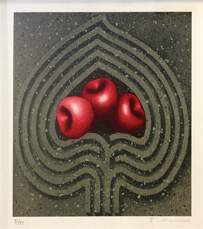 Viviani Vanni Senza titolo litografia su carta, cm. 50x70, es. 91/99 firmato...