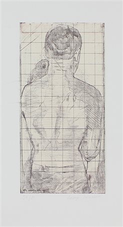 Tornabuoni Lorenzo Abbraccio, 1969 cera molle su carta, cm. 70x50, es. 54/80...