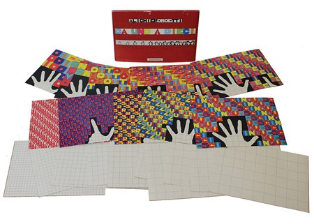 Boetti Alighiero Da uno a dieci libro gioco formato da 20 tavole, cm 25x37...