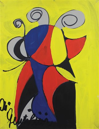 Gentilini Aldo Senza titolo olio su tela, cm 70x50 firmato in basso a sinistra