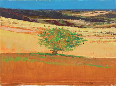 Arcaini Andrea Senza titolo, 1999, olio su tela, cm 30x40 firmato in basso a...