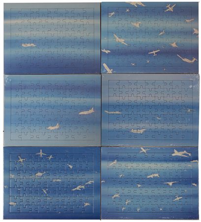 Boetti Alighiero Cieli ad alta quota 6 puzzle, multiplo in 4.000 esemplari,...