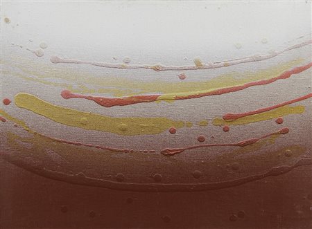 Moriconi Aldo Senza titolo, 1969 olio su tela, cm 30x40 firmato e datato al...