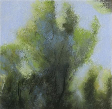 Mirabella Cesare Alberi (pensando a Corot), 2002 pastelli su carta, cm 29x29...