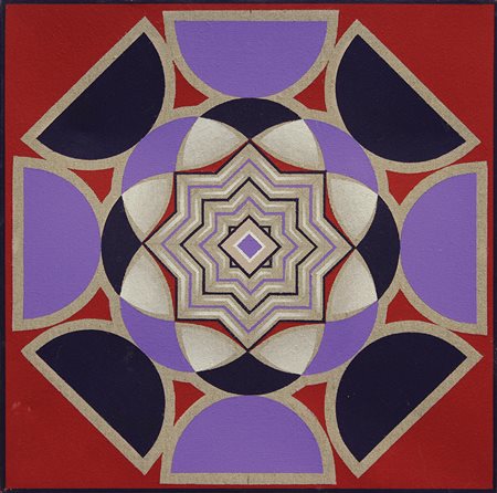 Tardia Enzo Stellare, 2011 olio su tela, cm. 40x40 firmato datato e...