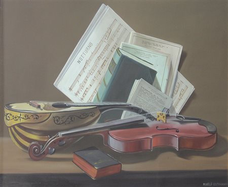 Cisternino Michele Natura morta olio su tavola, cm. 50x70 firmato in basso a...