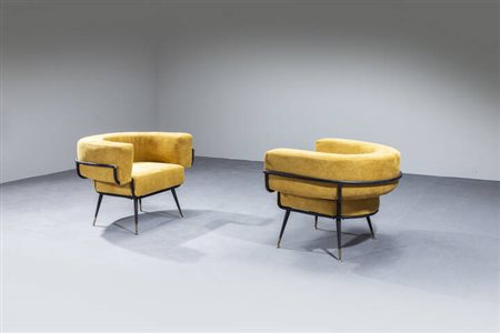RITO VALLA<BR>Coppia di poltrone
