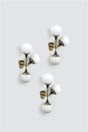 STILNOVO<BR>Tris di lampade da muro