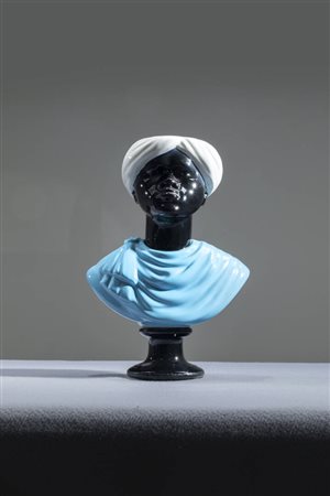 PIERO FORNASETTI<BR>Milano 1913 - 1988<BR>Busto di moro