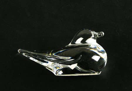 Daum Francia COLOMBA scultura in cristallo