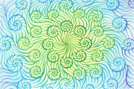 Francesca Zambon COMPOSIZIONE tecnica mista su carta, cm 22x30 sul retro:...