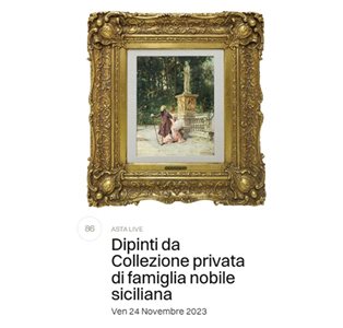 #86: Dipinti da Collezione privata di famiglia nobile siciliana