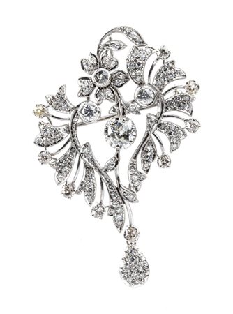  
Spilla in oro con diamanti - Anni '30 
 