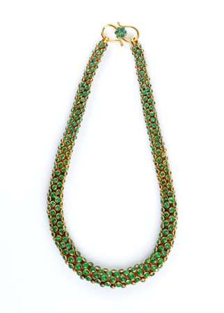  
Girocollo in oro e smeraldi 
 