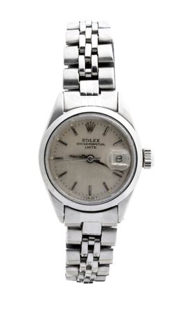  
ROLEX: orologio da poslo donna in acciaio ref. 6916, 1972 
 