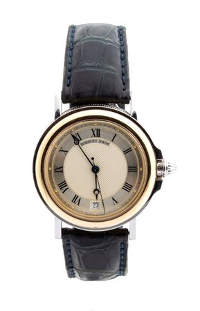  
BREGUET Marina: orologio polso da uomo in oro 18k Ref. 2456F, anni '90 
 