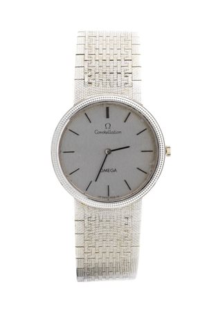  
OMEGA Constellation: orologio da polso in oro bianco 18K ref. 7195 
 