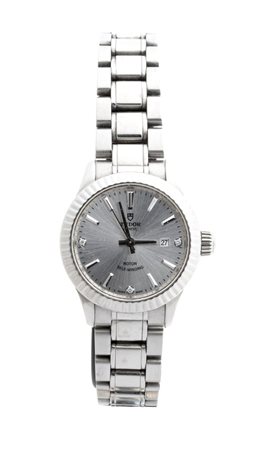  TUDOR: orologio da polso donna in acciaio con lunetta in oro  