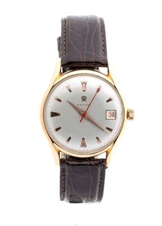  
REVUE: orologio da polso in oro 18K, anni '60 
 