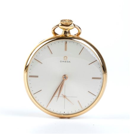  
OMEGA: Orologio da tasca in oro 18K, anni '60 
 