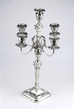  
Candelabro tedesco in argento - fine XIX, inizio XX secolo 
 