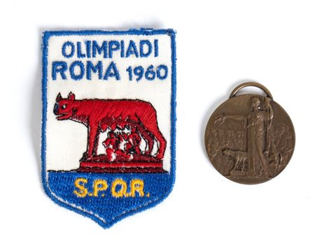  
Olimpiadi, Roma 1960 , patch e medaglia 1960
mista varie