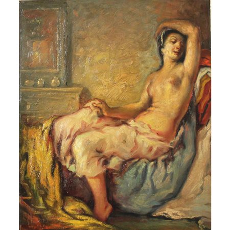 Vincenzo Vinciguerra (1922/2021) "Donna in posa" - "Woman posing"