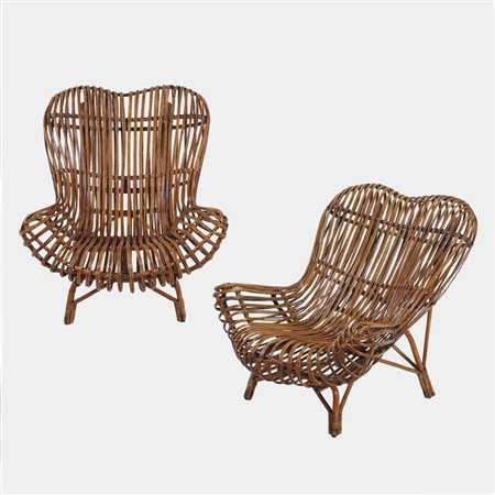 Franco Albini, prod. Bonacina (2) Italia, 1951 96x95x84 cm.