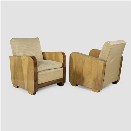 Manifattura italiana (2) anni 30 80x67x67 cm.