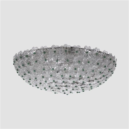 Flavio Poli, prod. Seguso Murano, anni 50-60 d. 67 cm.