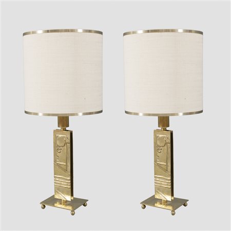 Manifattura italiana (2) anni 80 h. 70 cm.