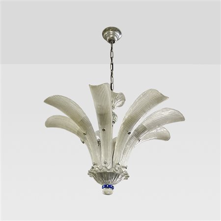 Manifattura italiana Murano, anni 50-60 90x70 cm.