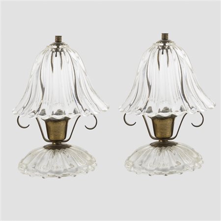 Manifattura italiana (2) anni 40 18,5x13,5x11 cm.